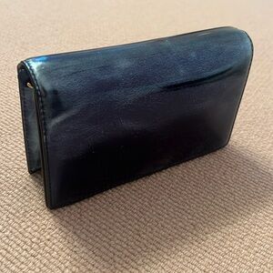 NWT never worn Diane Von Furstenberg blue metallic crossbody/clutch bag